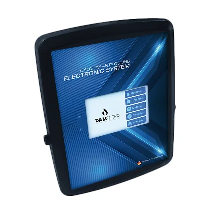 Desincrustador de cal compacto para la entrada de agua de la vivienda.